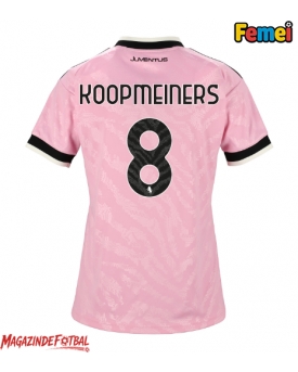 Juventus Teun Koopmeiners #8 Tricou Fotbal Replică 2026-27 Femei Deplasare